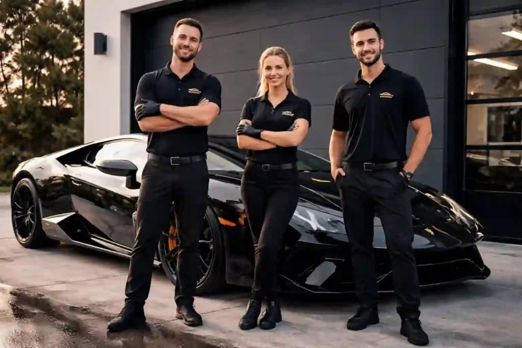 Auto Detailing Team Branding Team & Staff Branding Photography